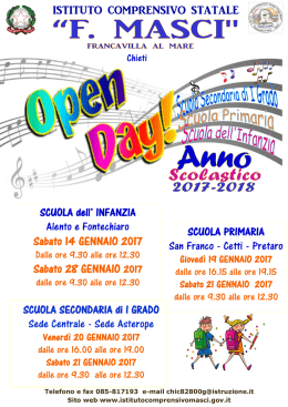 locandina open day 2017