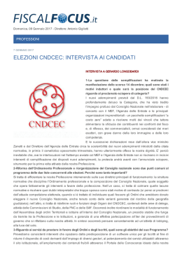 elezioni cndcec: intervista ai candidati