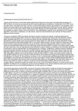 Fiducia nel nulla - MZ Il giornale del ribelle