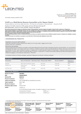 10.40% pa Multi Barrier Reverse Convertible su Eni