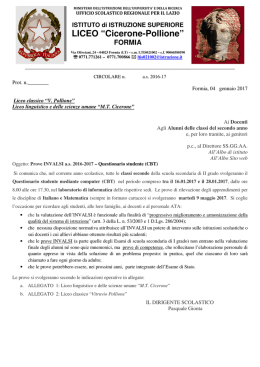 Leggi tutto - Liceo Formia Cicerone