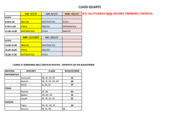 classi quarte - Liceo Scientifico N.Copernico di Brescia