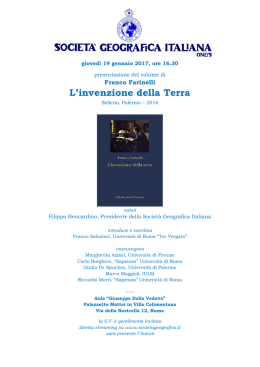 Invenzione terraInvenzione terra Ora: 16:30 volume di Franco Farinelli