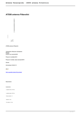 Antenne Telescopiche : ATS56 antenna Fittavolini