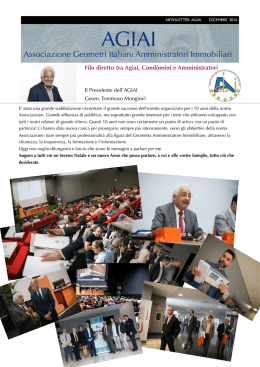 newsletter AGIAI - Collegio Geometri Mantova