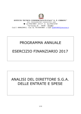 6_Relazione del direttore s.g.a - ITC Chironi