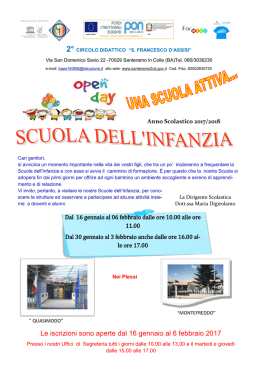 Scuola dell`Infanzia - 2° Circolo Didattico "San Francesco d`Assisi"