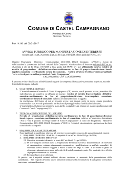 avviso - Comune di Castel Campagnano