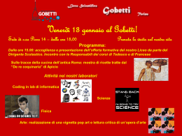 Diapositiva 1 - Liceo scientifico Gobetti