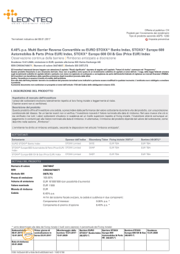 6.40% pa Multi Barrier Reverse Convertible su EURO