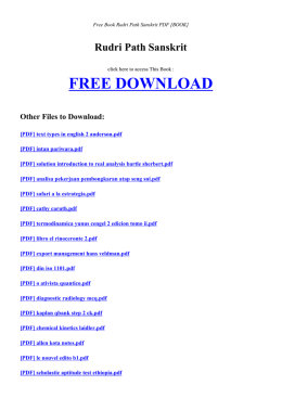 [book] rudri path sanskrit pdf