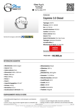 PORSCHE Cayenne 3.0 Diesel - Stock ID: 10-U015736