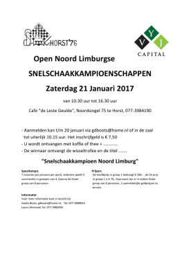 Open Noord Limburgse SNELSCHAAKKAMPIOENSCHAPPEN