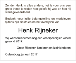 Henk Rijneker