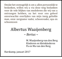 Albertus Waaijenberg