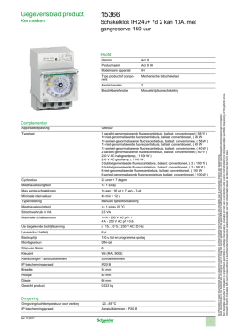 Gegevensblad product - OPS Schneider Electric