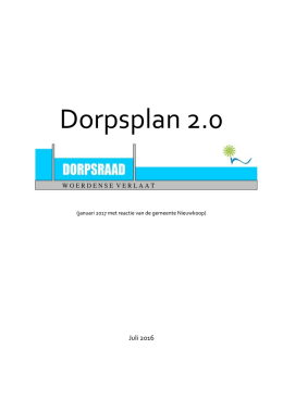 Dorpsplan 2.0 - Gemeente Nieuwkoop