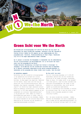 Groen licht voor We the North
