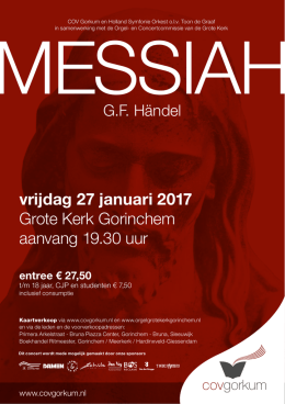 Messiah - Orgel Grote Kerk Gorinchem