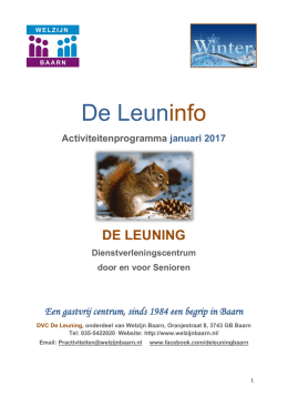 De Leuninfo - Welzijn Baarn