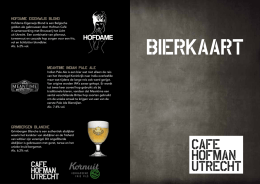 Bieren - Hofman Café