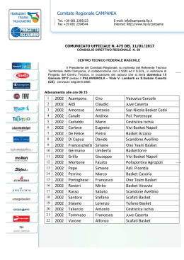 Comitato Regionale CAMPANIA 2002 Acampora Ciro Vesuvius