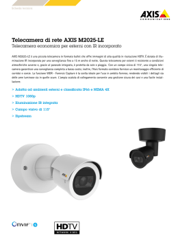 Telecamera di rete AXIS M2025-LE