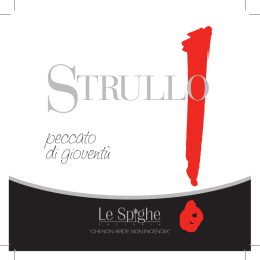 Scheda Vino Strullo - Agriturismo Le Spighe