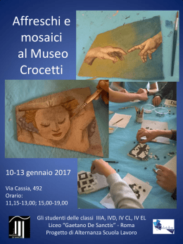 Affreschi e mosaici al Museo Crocetti