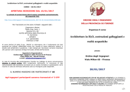 Scarica la brochure - Ordine degli Ingegneri della Provincia di Firenze