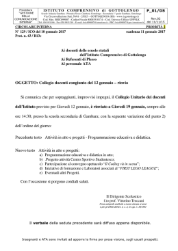 circ 129 ICO CDU 05 12-01 rinvio - Istituto Comprensivo di Gottolengo