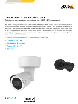 Telecamera di rete AXIS M2026-LE