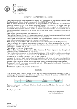 D.D. n. 9/2017 - Università degli Studi di Napoli Federico II