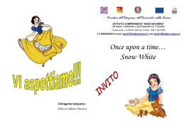 Snow white - Istituto Comprensivo Navarra Alcamo