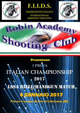 Locandina - Robin Academy Shooting Club