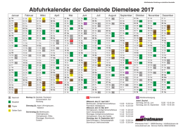 Abfuhrkalender 2017