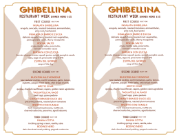 Lunch - Ghibellina