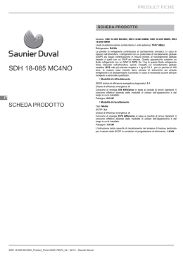 SDH 18-085 MC4NO - schede