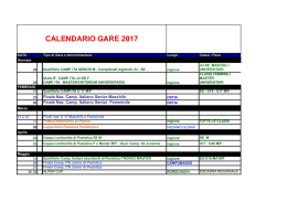 Calendario CRL 2017