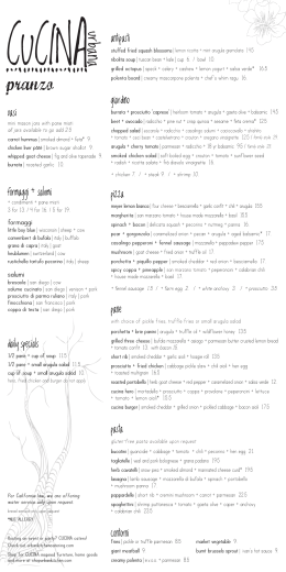 pranzo - San Diego Restaurant Week