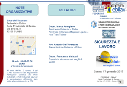 locandina - Periti Industriali Cuneo
