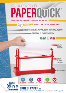 PaperQuick - ERREBI Paper srl Industria Cartaria