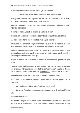 leggi la riflessione - Santuario del Sacro Cuore