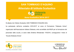 clicca - Scuola Media "S. Tommaso" Mercato San Severino