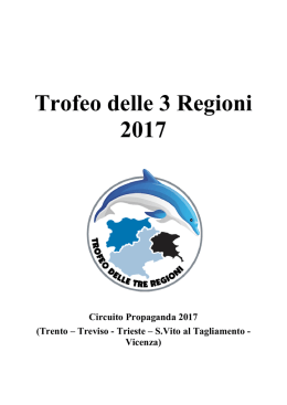 regolamento trofeo delle 3 regioni