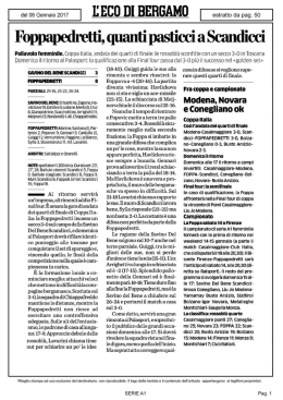 Rassegna Stampa 06.01.2017