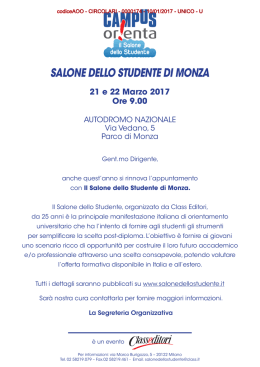 Invito Monza 2.indd - Liceo Manzoni Lecco