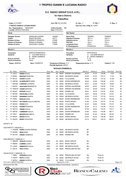 1 trofeo gianni e luciana radici