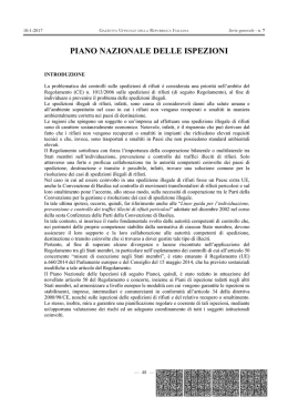 piano nazionale delle ispezioni