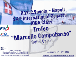 Bando - RYCC Savoia
